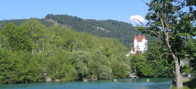Aare und Schloss Thun
